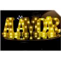 LED Alphabet Letter All led Letter A TO Z Light Up Marquee Letters for Night Light Wedding Birthday Party (1 Piece ). 