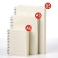 A5/A6 Spiral Book Coil Notebook Grid Line Blank Paper Journal Agenda Sketchbook Notepad Daily Weekly Planner Diary Stationery. 