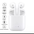 Airpods_ Pro 4 Wireless Bluetooth Earphone, Twins,Headset, with Charging Box. inbuilt Rechargeable Battery and Calling Functions.Original I12 Airpods_ with Silicon Cover and Hook. Bluetooth V5.0 Earphone True Stereo 10m Transmission. 