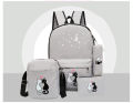 4pcs backpack Children School Bags For Girls  Canvas SchoolBag Fashion Kids Backpack Cute backpack child. 