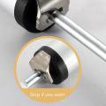 Simple Door Closer Silent Pneumatic Hydraulic Buffer Automatic Brown. 