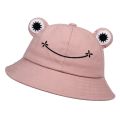 Cute Frog Bucket Hats women Bucket Hat Women Summer Outdoor Sun Fishing Cap Cotton Wild Panama Hats Loser Lione. 