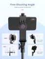 MPOW 62" Selfie Stick Tripod, Bluetooth Remote ,Lightweight, 360° Rotation 194AB. 