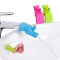 High Elastic Water Faucet Extending Tool Dual Purpose Silicone Gel Water Tap Extension Tooth Wash Room Sink Washing Device. 