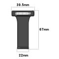 Pin Brooch Watch Strap 20MM 22MM Universal For Samsung Watch4 Huawei Honor GT3 Pro Xiaomi for Garmin for Fossil Watchband Hand-F. 