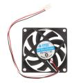 12V 3pin CPU PC Computer Case Fan 70mm High Speed Cooling Fan Heatsink Desktop Fans PC Accessories Computer Fan Radiator. 