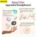 Awei T90 ENC Bluetooth Earphone In Ear/Half In Ear Freedom To Switch Noise Cancelling Earbuds 300 Hours Long Standby Time Low Latency Gaming Earbuds. 