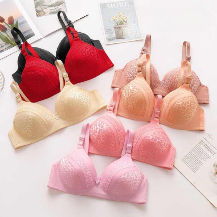 Collection of 3 padded bras, tailored for both women and girls, crafted from high-quality materials and available in a diverse array of colors.