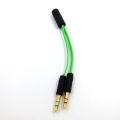 Factory wholesale for Razer computer headset 2-in-1 adapter headset game splitter audio conversion. 
