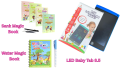 Baby LCD Writing Tablet - Multi Writing Board for Kids, Sizes 6.5/8.5/10/12 Inches - Educational Doodle Pad, Digital Drawing Board, Erasable & Portable, Eco-Friendly, Best for Learning & Fun - Gift for Boys & Girls-Water & Sank Magic Book -Baby Combo. 
