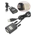 USB to DB9 Serial RS232 RS 232 Cable Converter Adapter. 