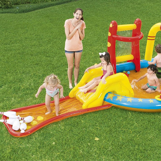 Bestway%2053068%20Lil%20Champ%20Play%20Center%20Inflate%20Champ%20Paddling%20Pool%20Inflatable%20Kids%20Bowling%20With%20Slide%20Sprayer%20Basketball%20Comfort%20Children%20Multiple%20Activities%204.35m%20X%202.13m%20X%201.17m%20-%20Image%204