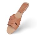 White Crisscross Flats | Stylish Flats for Ladies | Casual Wear Footwear. 