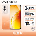 vivo Y32 - 6GB RAM - 128/256GB ROM - 50MP main Camera - 8000 mAh Battery - IP69 Dust and water resistance - Officail PTA Approved. 