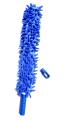 Microfiber Fan Cleaning Duster Flexible Fan mop for Quick and Easy Cleaning of Home, Kitchen, Car, Ceiling, and Fan Dusting Office Fan Cleaning Brush with Long Rod (Blue). 