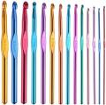 Aluminium Crochet Hook All sizes 2mm - 10mm. 