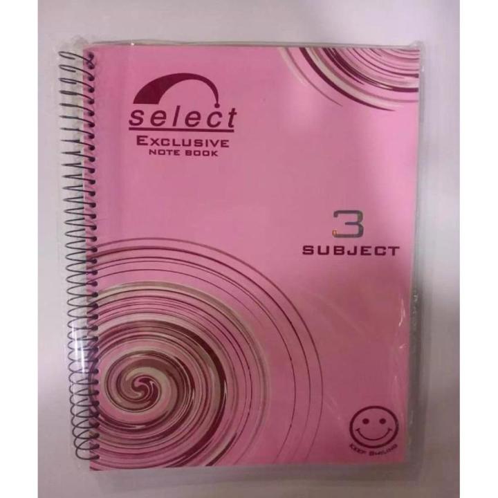 3 Subject Spiral Notebook