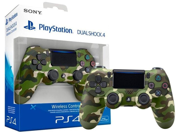 PS4 CAMO GREEN DUALSHOCK4 WIRELESS GAME CONTROLLER Daraz.pk