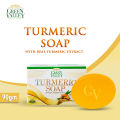 Green Valley Turmeric Soap – 90g | Haldi Herbal Glycerin Soap for Naturally Glowing Skin. 