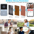 Aubess Z20 Smart WIFI Doorbell Smart Home Wireless Door Bell Camera Security Video Voice Infrared Smart Video Doorbell. 