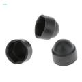 10x10pcs M6 Black Dome Bolt Nut Protection Caps Cover Hexagon Screws M8x14mm. 