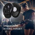 Curved Boxing Pad Focus Mitts – Thickened PU Leather Training Punch Pads | Shock-Absorbing Earthquake-Resistant Mitts for Muay Thai, Kickboxing & Sanda Training | SR.SPORTS Professional Gear. 