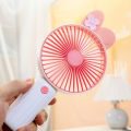 Kawaii Sanrio Handheld Mini Fan Cinnamoroll Accessories Cute Cartoon Anime Usb Charging Two-Speed Wind Power Toys for Girls Gift. 