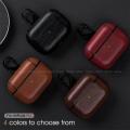 Airpods_3rd generation leather Case with hanging Clip | Protective leather case/cover for airpods 3. 