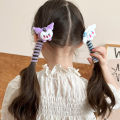New Cartoon anrio Telephone Wire Hair Tie Women Girl Cute Pluh Hair Band piral Coil Rubber Band Ponytail Hair Acceorie Yao tore. 