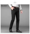 Black Pant for men - Black Cotton Jeans - Male Pants straight pocket All seasons Pants. 