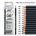 Kair 14 Sticks of Sketch Pencil Sketch and Drawing Writing Pencil Stationery. 