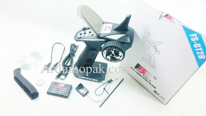 Flysky FS-GT2B 2.4G 3-Channels Remote control wireless transmitter and Receiver RC