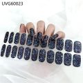 Gel Nail Stickers Curing UV Lamp Full High Quality Semi-Cured Gel Nail Strips Adhesive Long Lasting Nail Art Decoration Tips. 