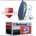 National Deluxe Dry Iron Heavy Duty JPN-99 Imported 5 YEAR Brand Warranty. 