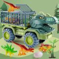 Big Dinosaur Car Truck Telur Dinosaur Set Jurassic Toys With 10 Extra Cars. 