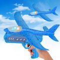 Aeroplane Toy, Model Foam Aeroplane Carrier Rocket, Aeroplane Outdoor Sports Toy, Polystyrene Aviator Throw Glider with LED Lights, Aeroplane Styrofoam Outdoor Interactive Games. 