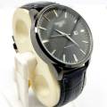 CASSRAY Luxury Fashion Water Resistant Luminous Leather Straps Business Watch for Men. 