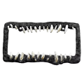 JAERBEE Car License Plate Frame Horror Teeth License Plate Bracket Car Supplies Front&Rear License Plate Exterior Accessories A. 