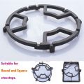 Universal Cast Iron Wok Support Rack Stand for Burners Gas Stove Cover Hobs Cookers Wok Rack Fit Hobs Wok Stand. 