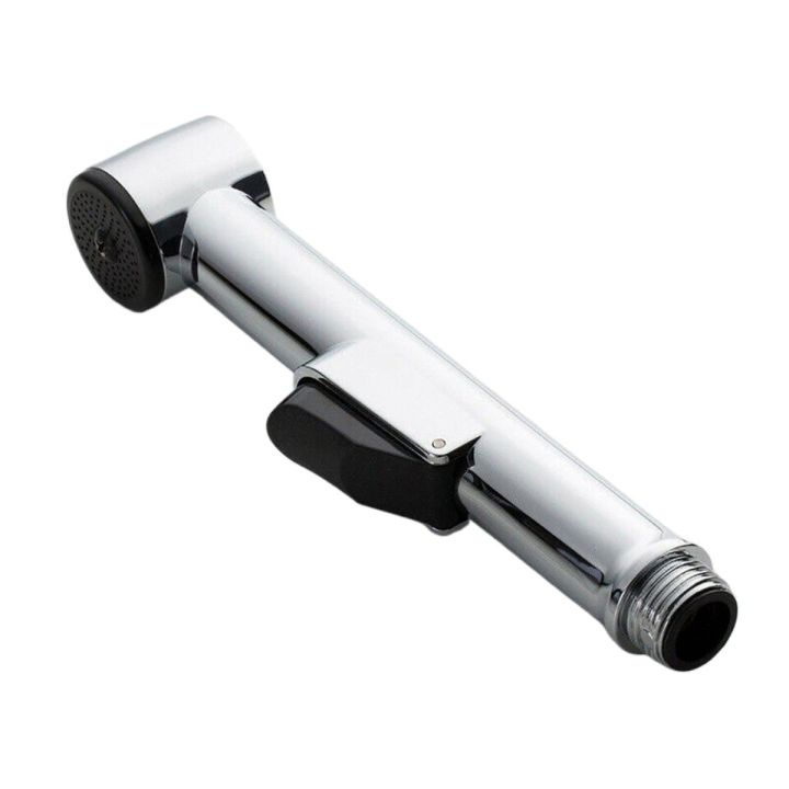 Muslim shower toilet shower head ABS quality with wall mounting feature shower head for bathroom, washroom, wash room, and holder Shattaf shower, Commode Wc shower No chain, pipe, hose or tube shut off shower head