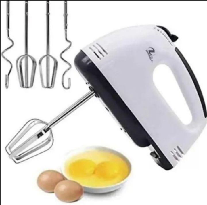 Egg Beater Machine Electric 7 Speed Hand Mixer Cake Baking Home Handheld Small Automatic Cream Hand Blender - Crazy Traders