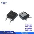 10Pcs/Lot  FQD2N60  FQD4N60 FQD6N60 FQD7N60 T0-252 MOSFET Field Effect Transistor. 