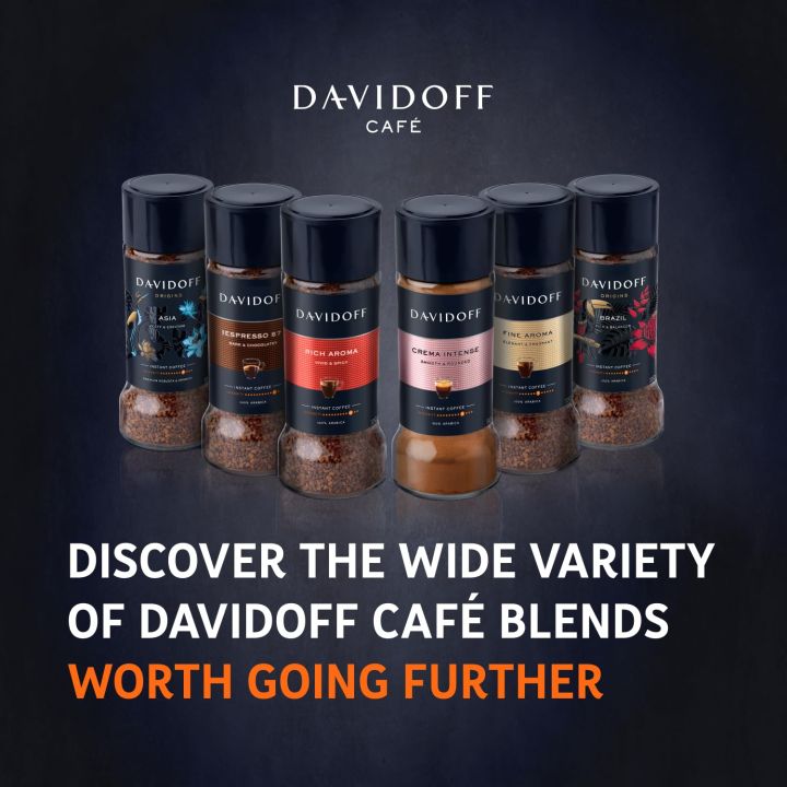 Coffee | Davidoff Instant Coffee in different flavor| Brazil origin  | 100 Grams | In different flavor& best quality | (Only 1 any piece