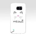 27AA Cute cats and animals gift Soft Silicone Tpu Cover phone Case for Samsung Galaxy S6 S7 edge Case. 