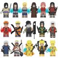 Naruto Minifigures Toys kakashi Madara Minato Comic Cartoon Building Blocks Compatible Lego model. 