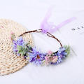 Floral Hairbands Beach Headband Party Boho Headbands Bridal Bridesmaid Headdress New Sweet Princess Flower Hair Wreath. 