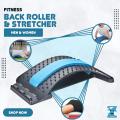 Back Stretcher, Lumbar Back Pain Relief Device, Spine Board, Back Cracker, Multi-Level Back Massager Lumbar, Pain Relief for Herniated Disc, Sciatica, Scoliosis, Lower and Upper Back Stretcher Support. 