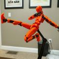 Unassembled action doll N13 T13 action doll 3D printing robot Lucky 13 multi joint movable action doll gift for him (O). 