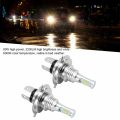 2X H4 9003 Hb2 6000K Super White Csp Led Headlight Bulb Kit High Low Beam Canbus. 
