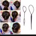 hair loop styling tool with hair com tail pack ofset 6 pcs 4 pcs hair diy kit braid tools2 pcs(6item in the set) braid tool for new hair styling hair fashion accessory for girls and womens. 